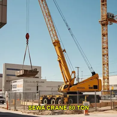 sewa crane 80 ton